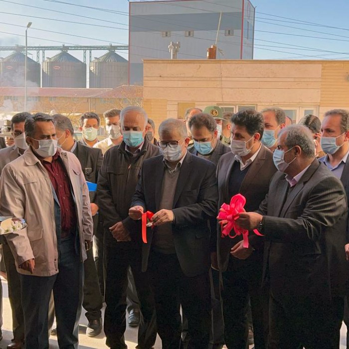 Inauguration of the new factory of GMAX Adhesive Company by the esteemed governor of Alborz